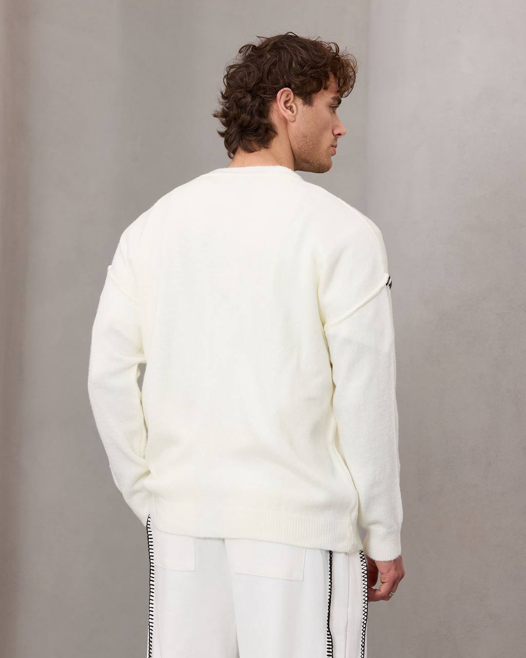 oversize wool cardigan