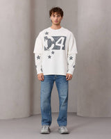oversize printed long sleeve tee