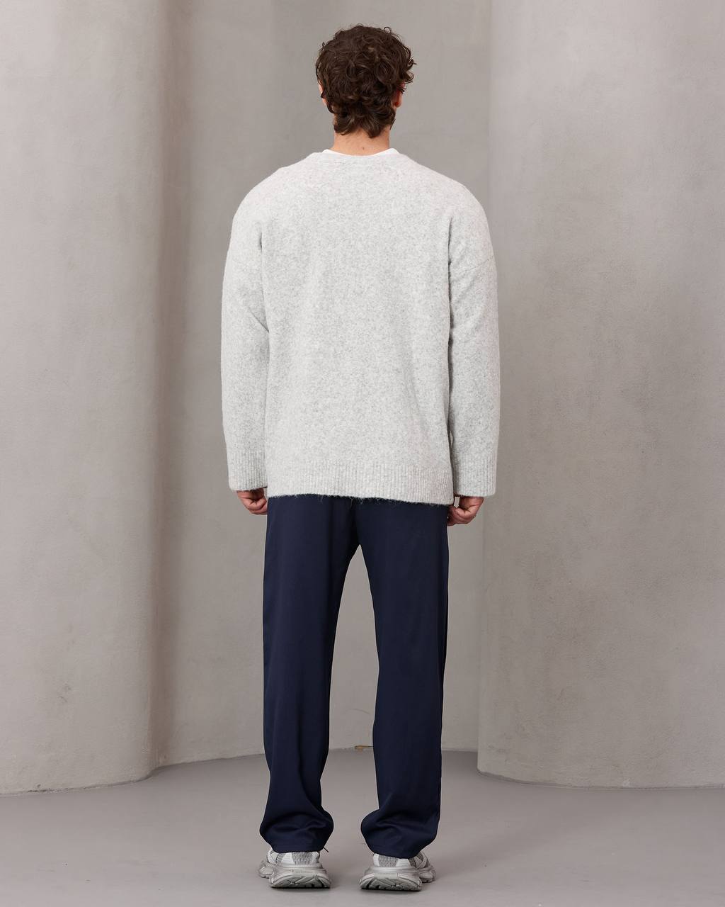 oversize wool cardigan