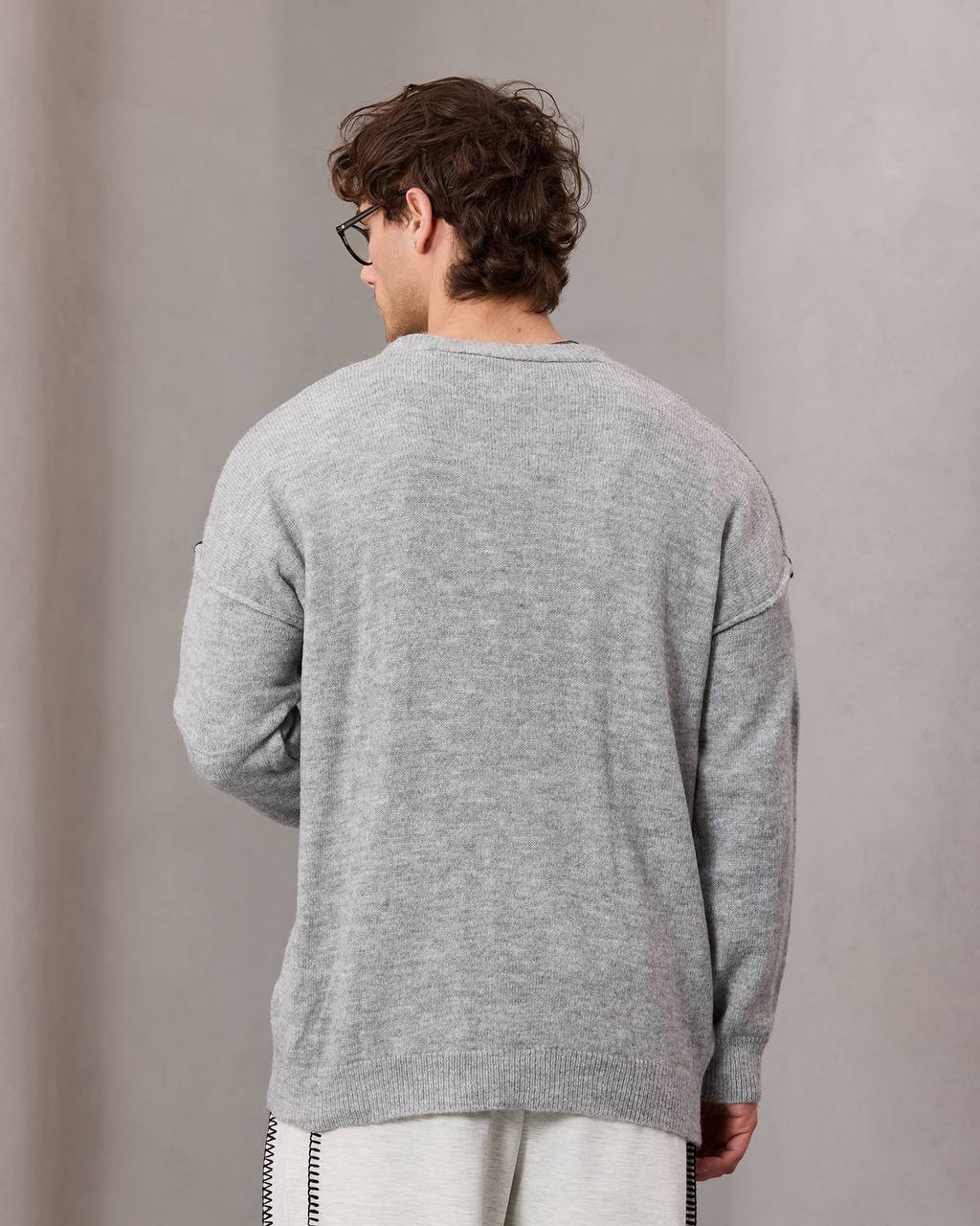 oversize wool cardigan